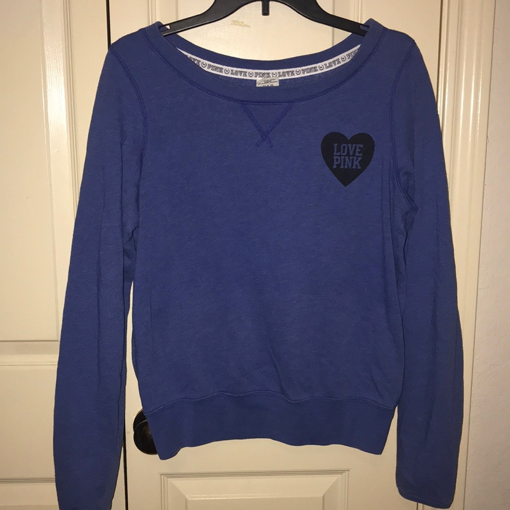 VS Pink Logo Crewneck Sweatshirt